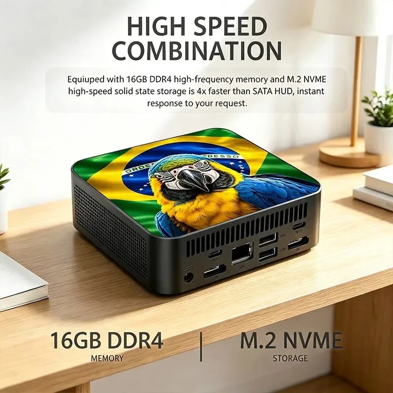 Mexico Brazil Flag Mini PC Int - Ddr3 Ram recension och pris