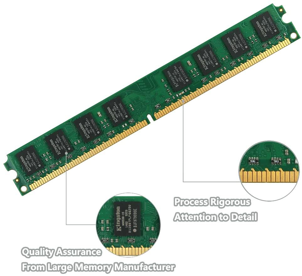 Kingston Memoria Ram Kit Deskt - Ddr2 Ram recension och pris