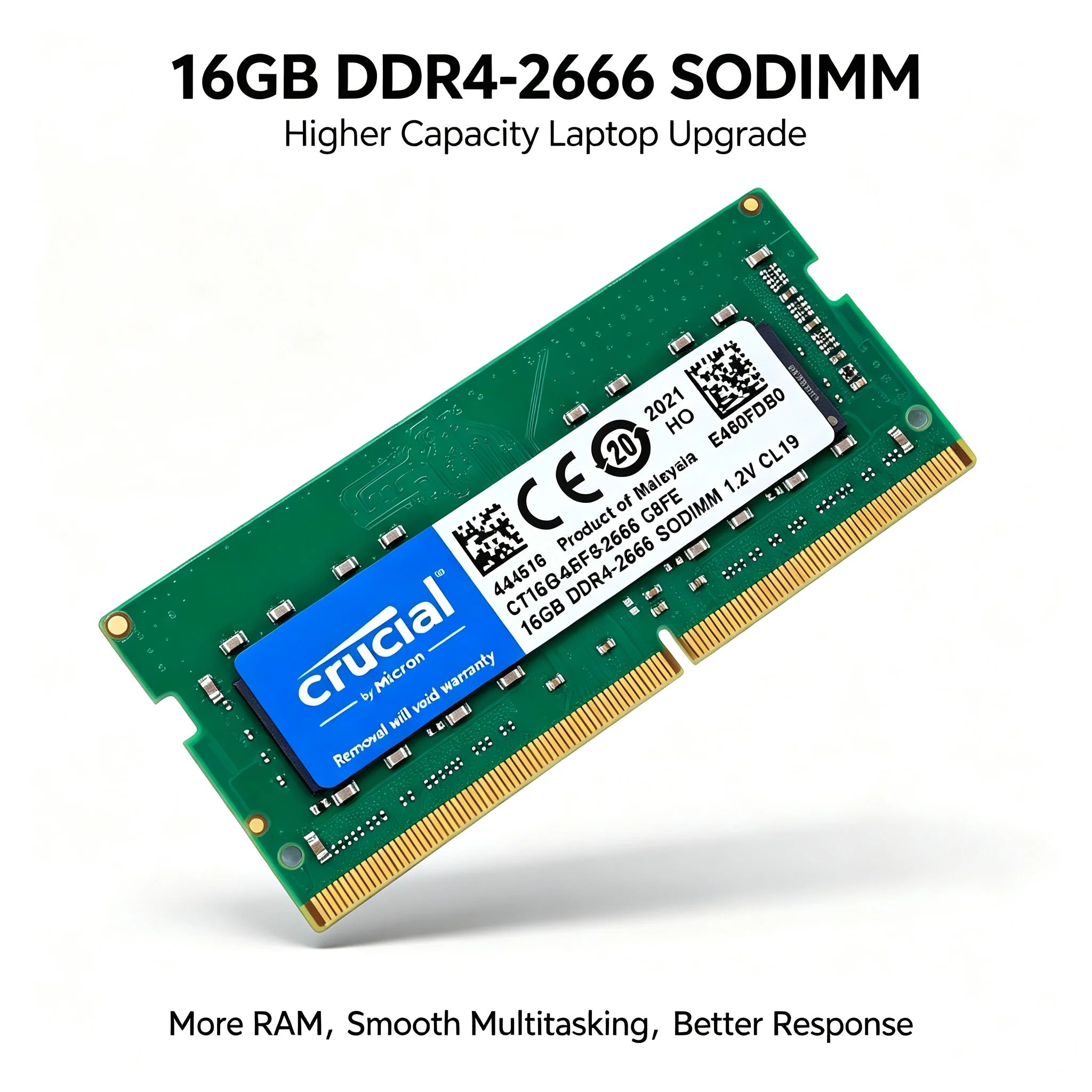 Crucial  1PCS/2PCS DDR4 Laptop - Ddr4 3200 16Gb recension och pris