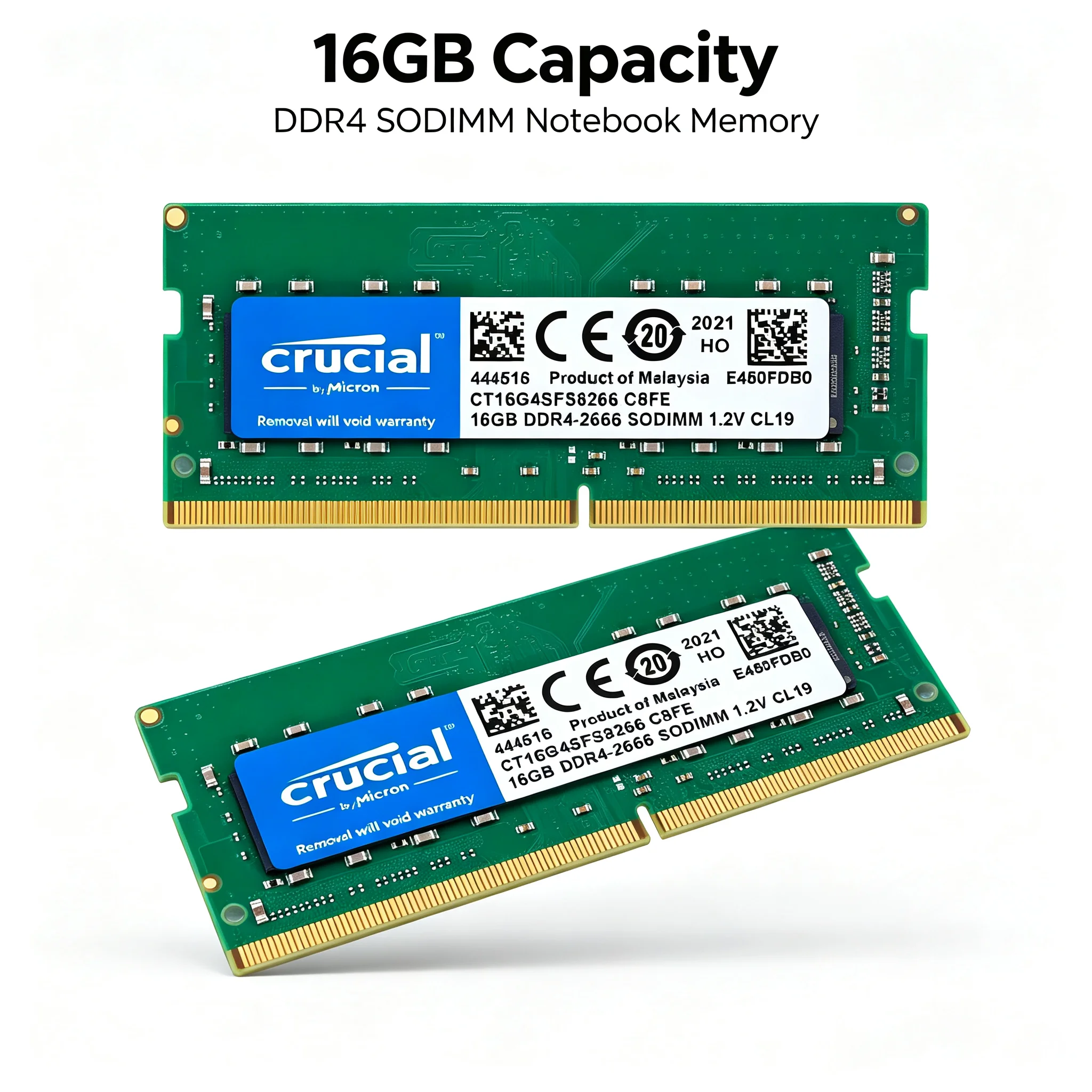 Crucial  1PCS/2PCS DDR4 Laptop - Ddr4 3200 16Gb recension och pris