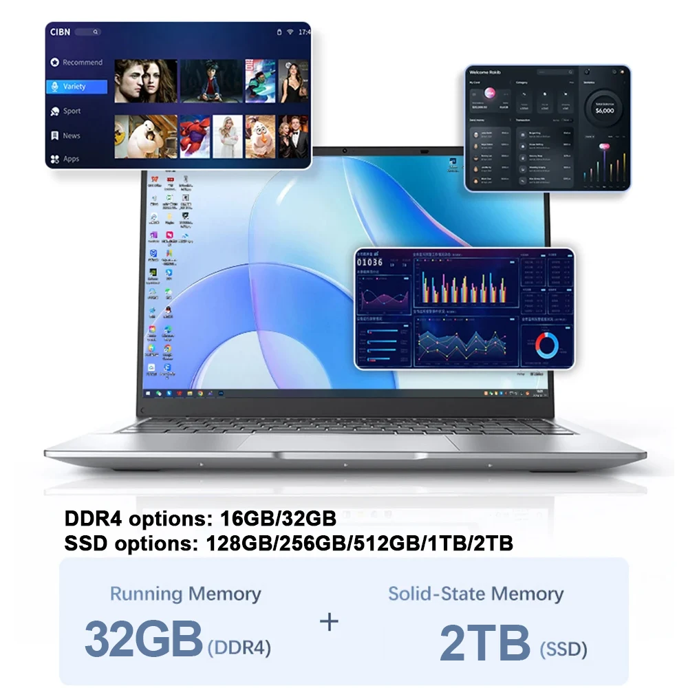 2026 New 14.1 Inch Ultra Thin  - Ddr4 Laptop Ram recension och pris