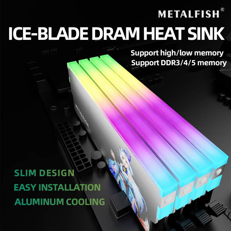 METALFISH DRAM Heatsink 5V-3PI - Ddr3 8Gb recension och pris